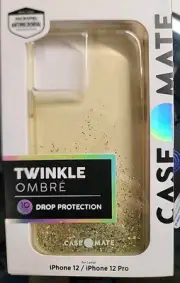Case-Mate Twinkle Ombré Case for iPhone 12 / 12 Pro Glitter Antimicrobial