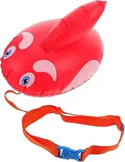 Swimming Buoy Float Inflatable Safety Tow Float with Adjustable Waist Belt Durable for Wild Swimming Accessories Portable Lifesaving Aid for Open Water Activities