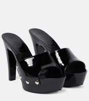 [Paris Texas] Paris Texas Consuelo patent leather mules AU 7 black