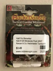 Hackmaster Miniatures Kenzer & Company Half-Orc Berserker - New