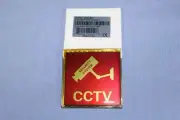 LTS ACS-801 Flashing 3"x3" Solar Powered CCTV Security Camera System WarningSign