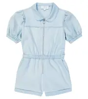 [C'era Una Volta] C'era Una Volta Loretta denim playsuit Y 10 blue