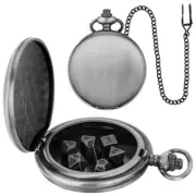 7pcs Metal Polyhedral Dice Gifts Set with Smooth Pocket Case Role Playing Games