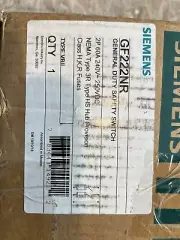 Siemens GF222NR General Duty 60A 240V 2 Pole Rain Proof Disconnect Safety Switch