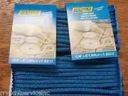 FENDER LINES 1/4" X 6FT EYE SPLICE BLUE 4 PAC 40831 with eye splice boat dock