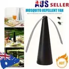 1pc Outdoor Fly Repellent Fan Leaf Fly Repellent Automatic Fly Catcher Flies
