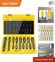 Versatile 28PC Bolt Extractor Socket Set - Ideal for Deep and Shallow Extraction