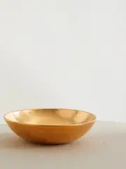 [L'Objet] L'Objet - Alchimie 40cm Small Gold-plated Earthenware Bowl - One size One size Gold