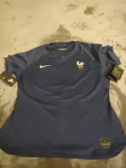 Nike France 2019-20 Women's WC Home Jersey - Navy Size Large