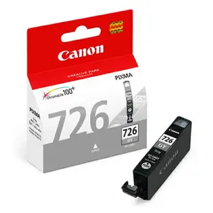 【跨店享22%點數回饋+滿萬加碼抽獎】Canon CLI-726 GY 原廠灰墨水匣 適用 IP4870 MG5270 MG6170 MX886 IX6560 IP4970 MG5370 MG6270 MX897