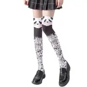 Women Thigh High Stockings Cartoon Panda Anime Over Knee Socks