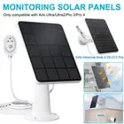 Solar Panel Charger for Arlo Ultra 2 Pro 3 4Eufy E/2C/2/2 Pro Security Camera ZN