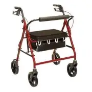 Probasics Big & Tall Rolling Walker Rollator with Seat Back RLAB8BG