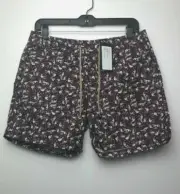 Thorson Titan Swim Short Bird Burgundy 30