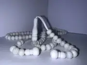White Tasbih Rosary New Tasbeeh MISBAHA WORRY 99 BEADS With 2 Counter Beads