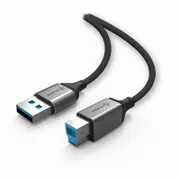 Alogic 2M Ultra Usb3.0 Usb-A (Male) To Usb-B (Male) High Quality Cable Aluminum