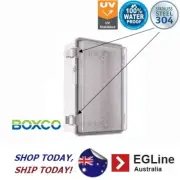 Electrical Enclosure 450x350x160mm CLEAR COVER HINGED Lid IP67 Waterproof Box