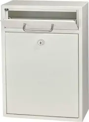 Mail Boss High Security Steel Drop Box Locking Wall Mounted Mailbox
