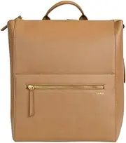 FAWN DESIGN Diaper Bag, Square Faux Leather Diaper Bag Backpack, Adjustable Straps, 12 Pockets, Laptop Sleeve, Vegan Leather