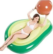 Inflatable Pool Float Avocado Floatie,Pool Lounger Float Rafts for Adult Kids,Avocado Pool Floating Chair, Water Fun Large Blow Up Summer Beach Swimming Floaty Party Toys for Kids Adults(63 X 39inch)