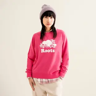Roots 女裝- ORIGINAL圓領上衣-粉色