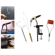 4x Portable Fly Tying Tool Lures Making Accessories Vise Finisher