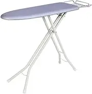 Ironing Tools Home Ironing Board, Reinforcement Plastic Ironing Board Folding Storage Ironing Table, with Steam Iron Rest, Blue/Grey 112 * 32 * 80CM