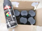 KRYLON 5557 6-Pack Colormaxx Satin Black Rust Preventing Paint & Primer