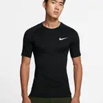 NIKE系列-NP TOP SS TIGHT 男款黑色短袖訓練上衣-NO.BV5632010