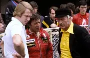 Mario Andretti Lotus centre with Colin Chapman Team Owner Lot- 1978 Old Photo