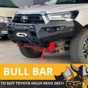 PS4X4 VIKING ODIN BULL BAR TO SUIT TOYOTA HILUX 2021+ ADR COMPLIED