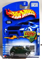 Hot Wheels Mini Cooper, 2002, #200, Green