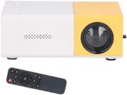 Mini Projector, Portable Projector 1080P Full HD Huge Screen Fast Heat Dissip...
