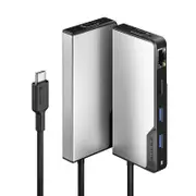Alogic Usb-C Hub Fusion Max 6-In-1 Hdmi/Vga/Usb-A/Gigabit Ethernet/Usb-C & Pd