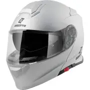 H271 Silver Flip Up Helmet