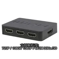 在飛比找momo購物網優惠-【伽利略】HDMI 3進1出影音切換器(HDS301A)