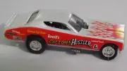 Johnny Lightning Red '72 Chi-Town Hustler Funny Car Opening Chassis Pearl White