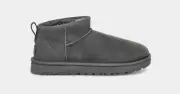 NIB UGG Womens's Classic Ultra Mini in Grey