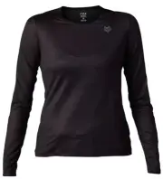 Fox Racing Flexair Ascent Womens LS MTB Mountain Bike Jersey Black SM