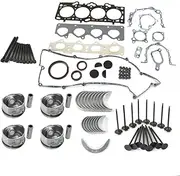 20910-23C30 Engine Rebuild Overhaul Kit MLS Head Gasket Bolt Set For 1999-2012 Hyundai Elantra Tucson Kia Soul Cerato 2.0L G4GC Replace# 21030-23000, 2102023340, 2103023100, 22211-23600