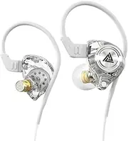 Ak3 File White in Ear Monitor Headphones Earbuds with Mic Wired 3.5mm Jack Audio HiFi Bass Sound in-Ear Headset Gaming Telephone Calling Earphone