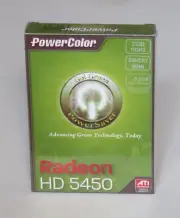 PowerColor Radeon HD 5450 2GB PCI-E Video Card With HDMI, DVI, VGA: NEW & Sealed