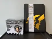New Ultra Pro Pokemon Booster Acrylic Display Box & 9-Pocket Pikachu Pro-Binder