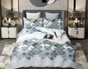 Duvet/Doona/Quilt Cover Set Queen/King/Super King Size Bed M445