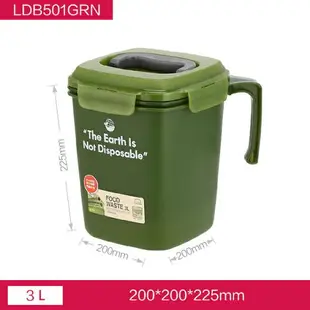 熱賣款 樂扣樂扣廚房垃圾桶乾溼分離廚餘垃圾桶塑膠桶辦公桌面帶蓋茶桶