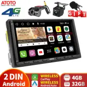 ATOTO S8 MS 7" 2DIN Android Car Stereo-4+32G GPS w/ Front & Rear Camera Bundle