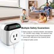 Programmable Smart Wifi Thermostat Plug Outlet 1200W APP Remote Control O5P3