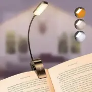 Gritin 9 LED Clip on Book Light, 3 Eye-Protecting Modes Flexible Reading Light B