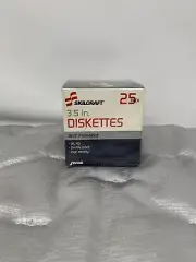 Skilcraft 3.5 IBM Formatted Diskettes Double Sided High Density 25 Pack Sealed