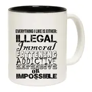 Everything Like Is Either Immoral Or Impossible Mug Cup